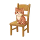 Mačka na stolici